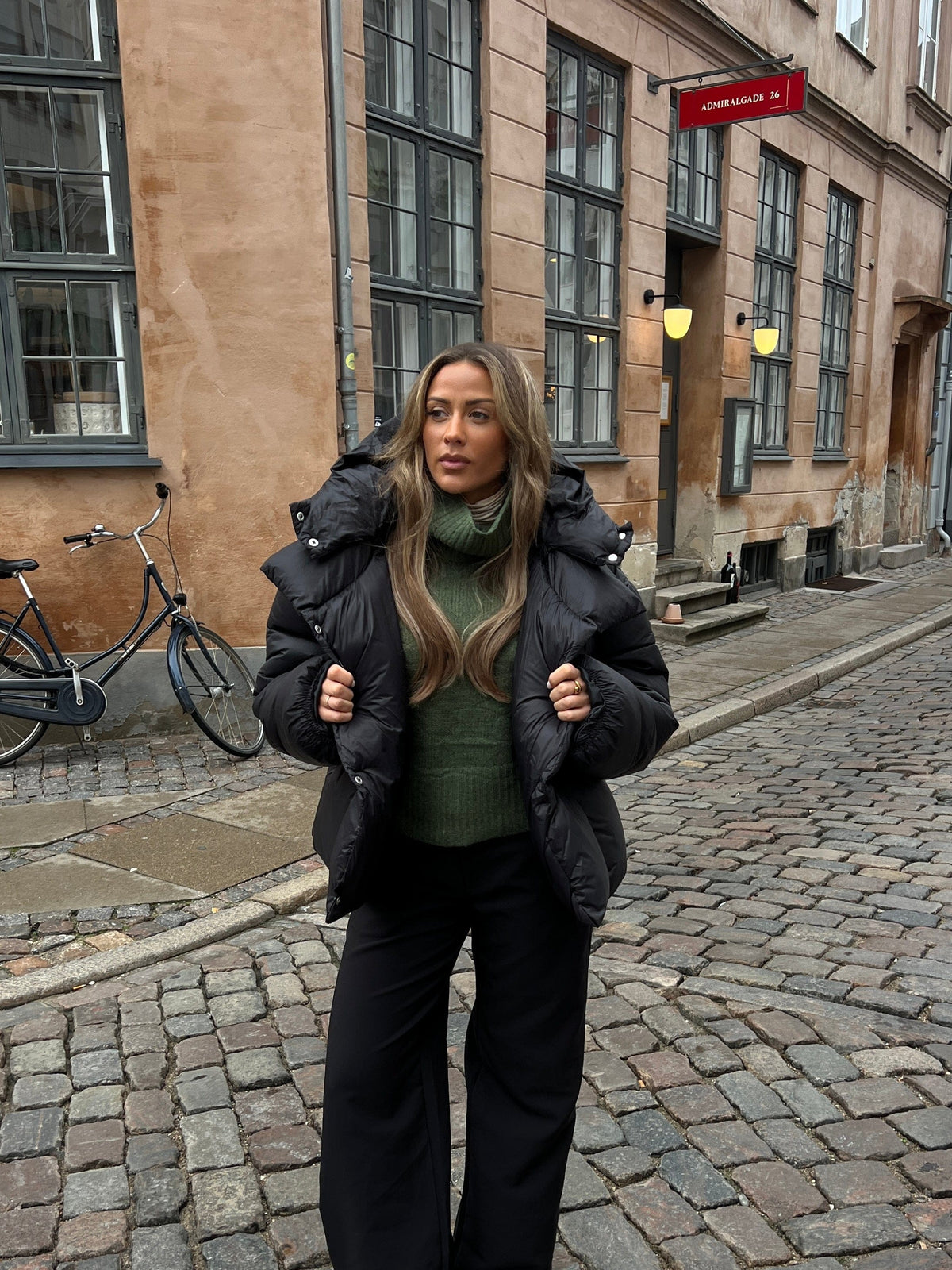 Ellinor Puffer Jacket Black