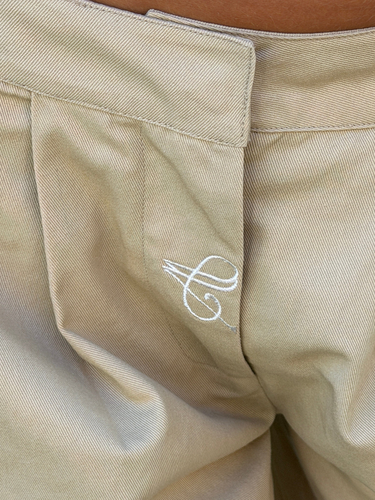 Neva Fold-Up Pants Beige