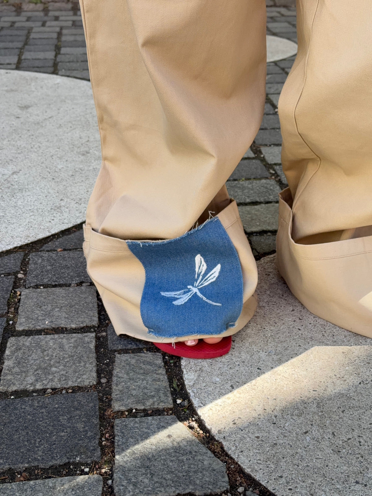 Neva Fold-Up Pants Beige