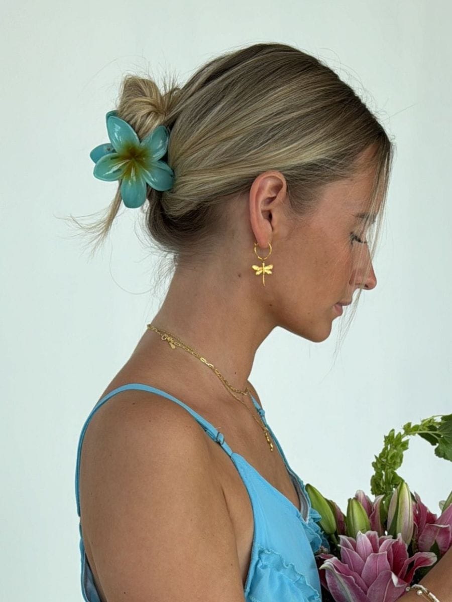 Julle Hair Clip Blue