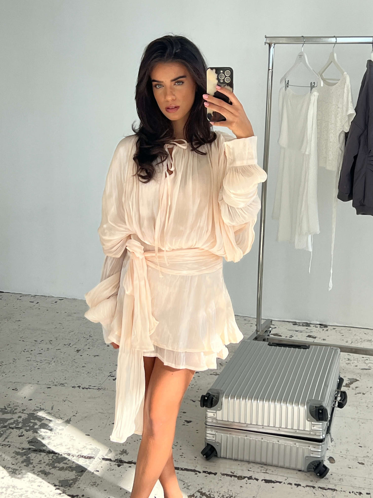 Kalia Mini Dress Beige
