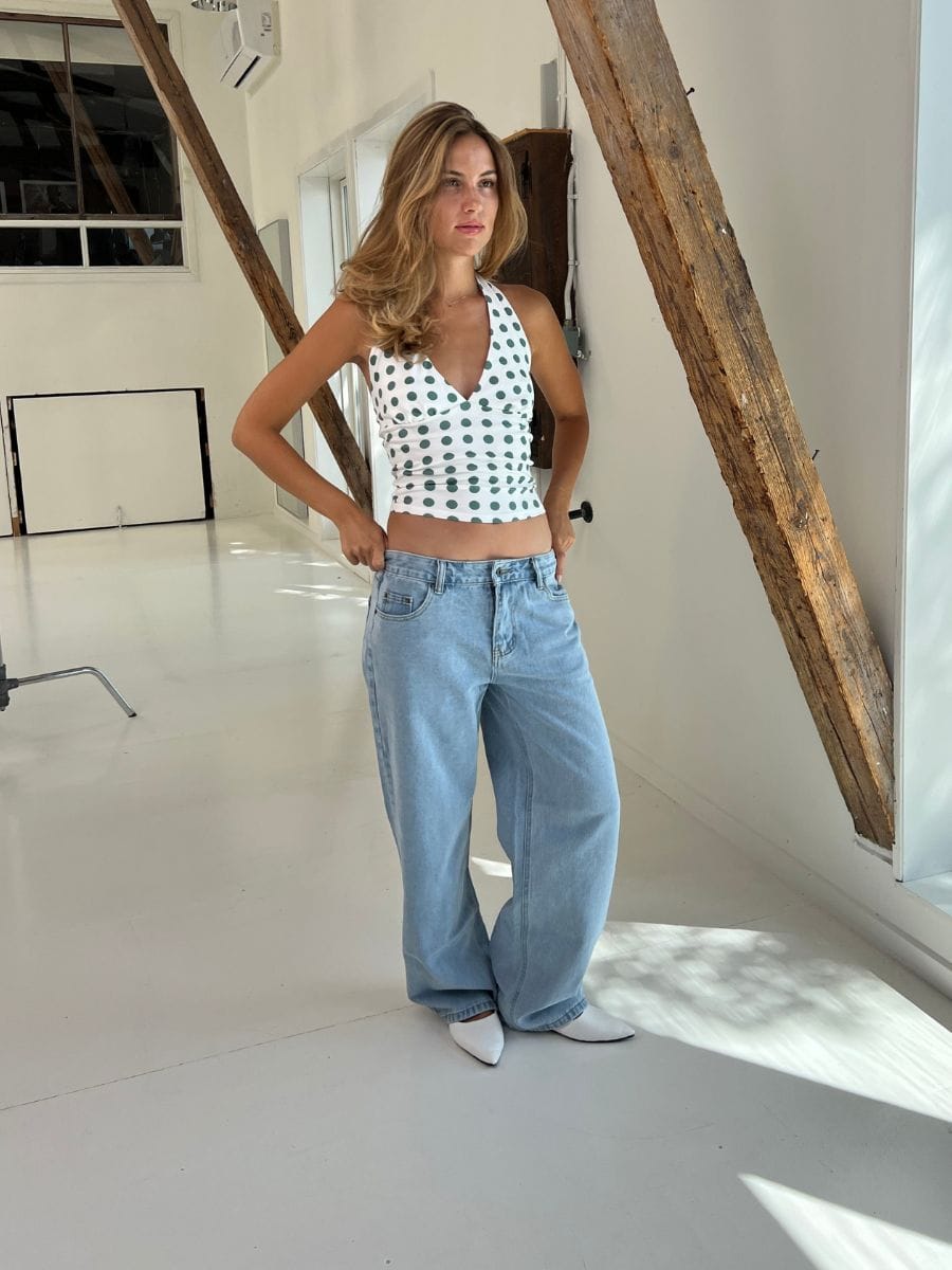 Maddy Low-Rise Jeans Light Blue
