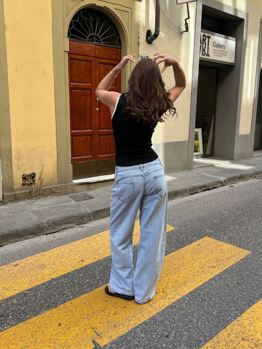Maddy Low-Rise Jeans Light Blue