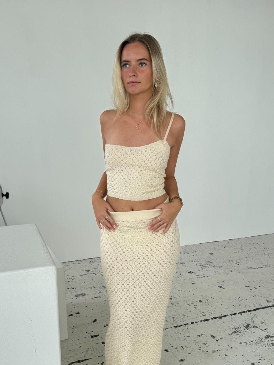 Maddy Knit Top Cream