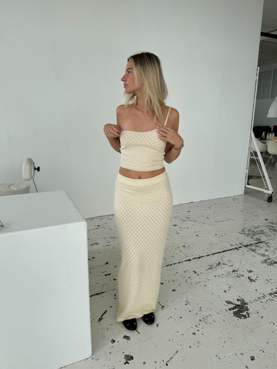 Maddy Knit Top Cream