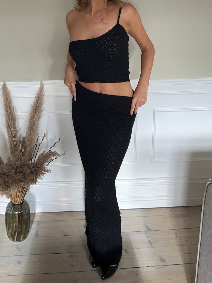 Maddy Knit Top Black