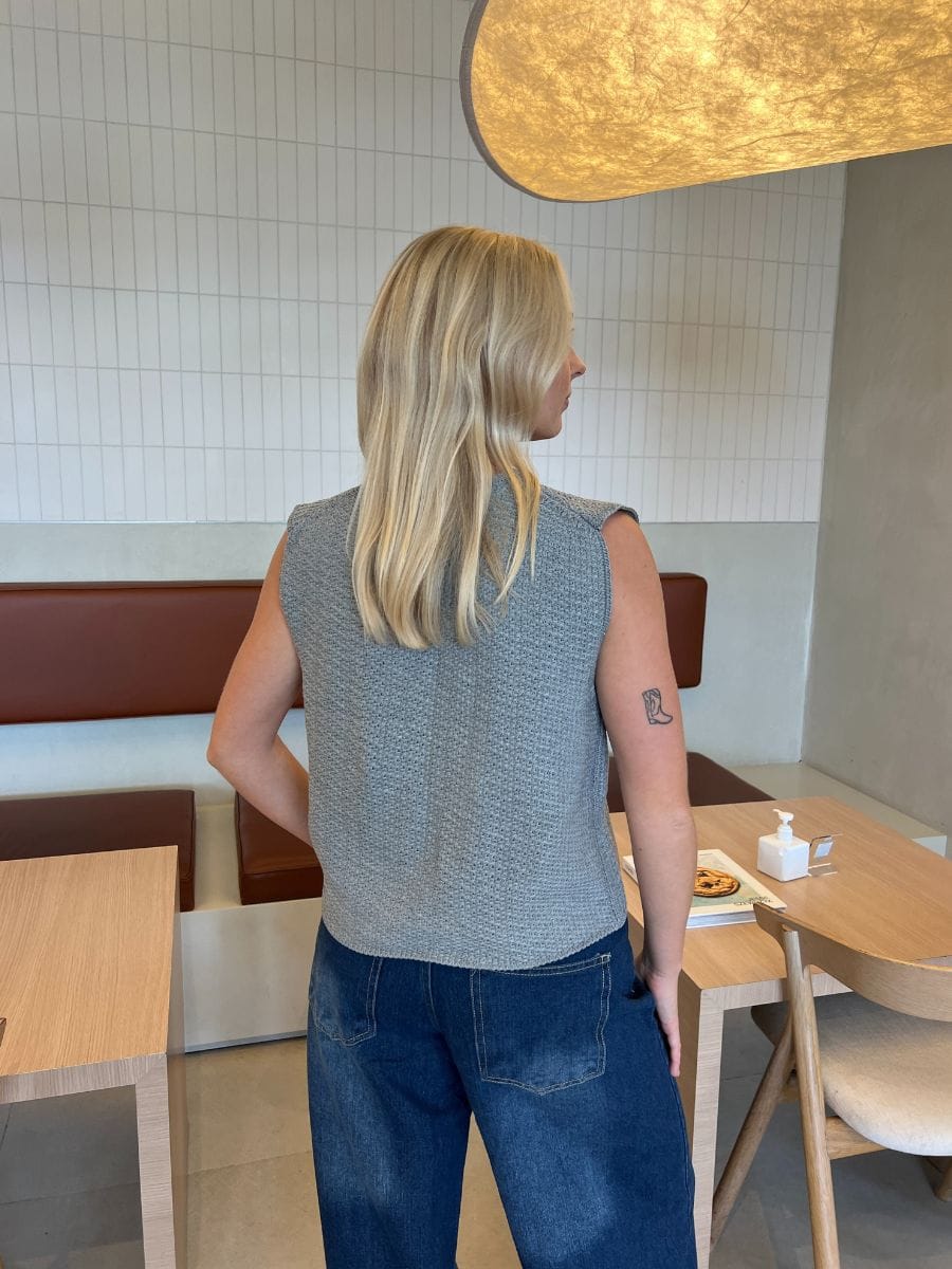 Maya Top Grey