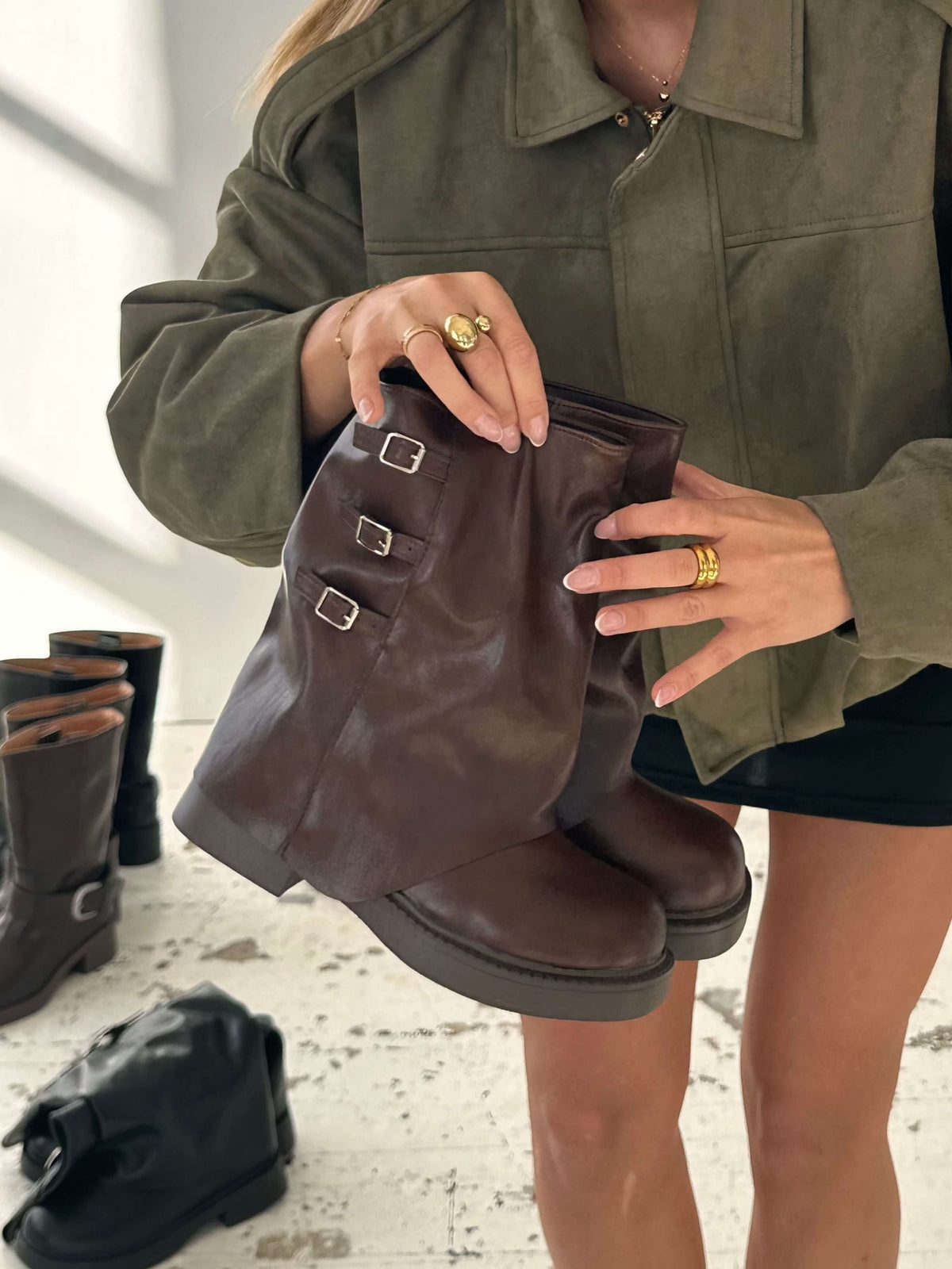 Vilde Mini Boots Brown