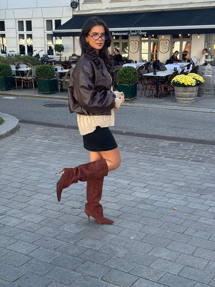 Viva suede boots - Brown
