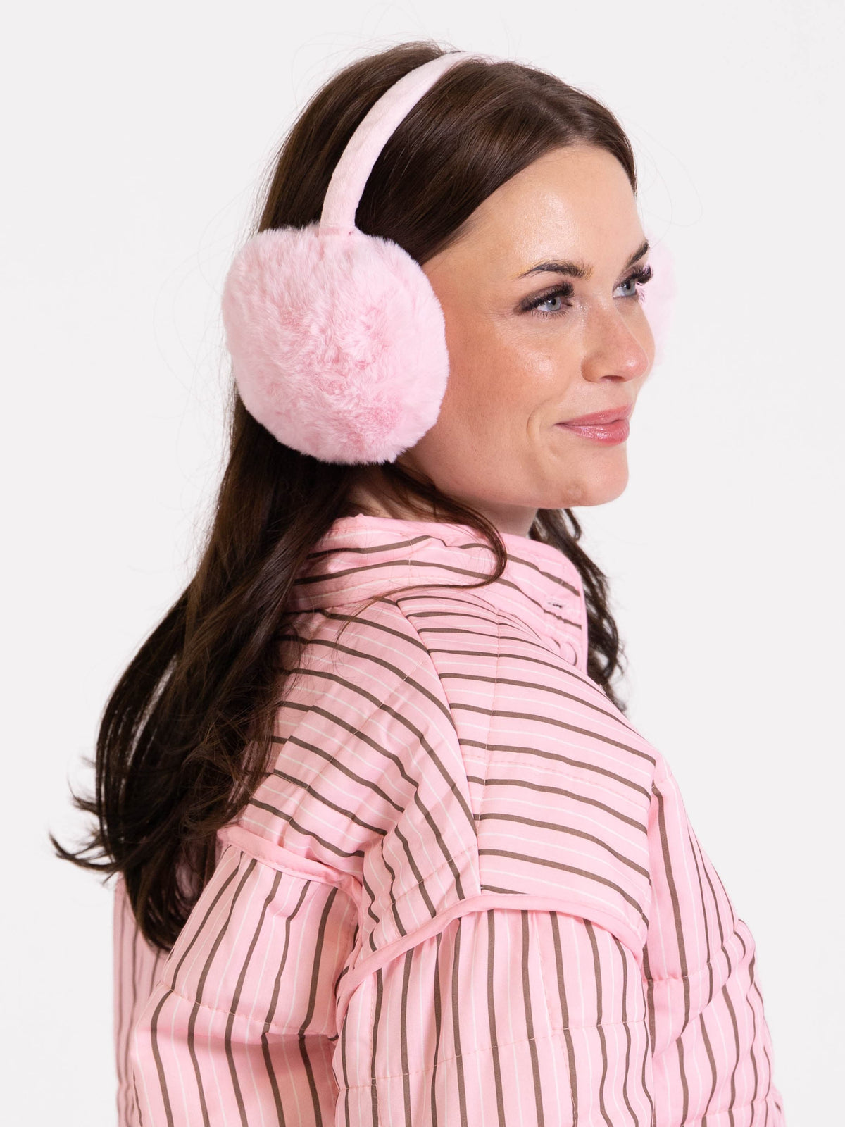 Sia Plush Ear Warmers Pink