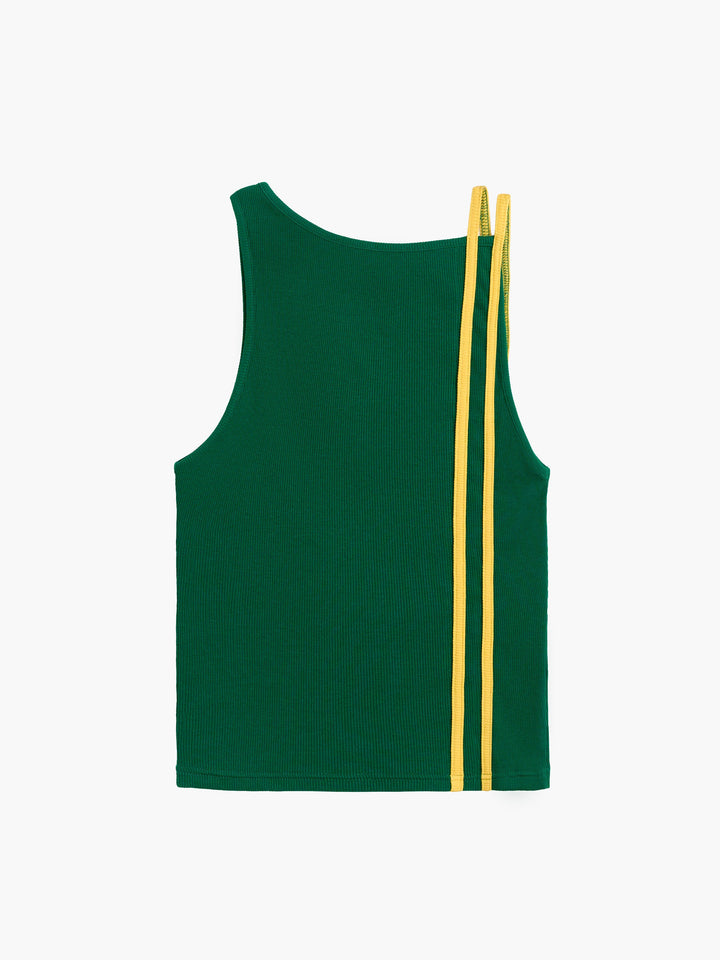 Leora Rib Top Green