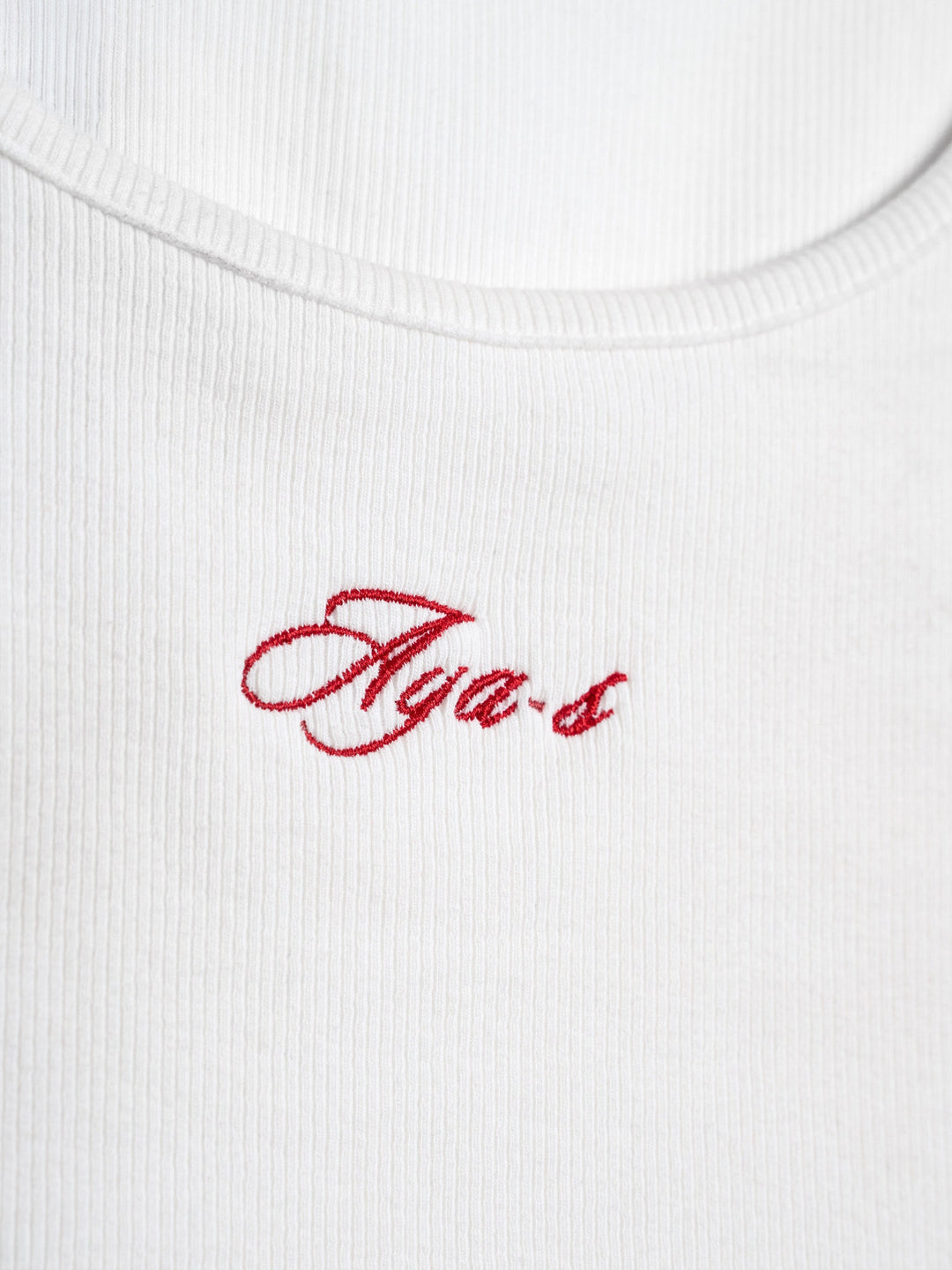 Leora Rib Top White