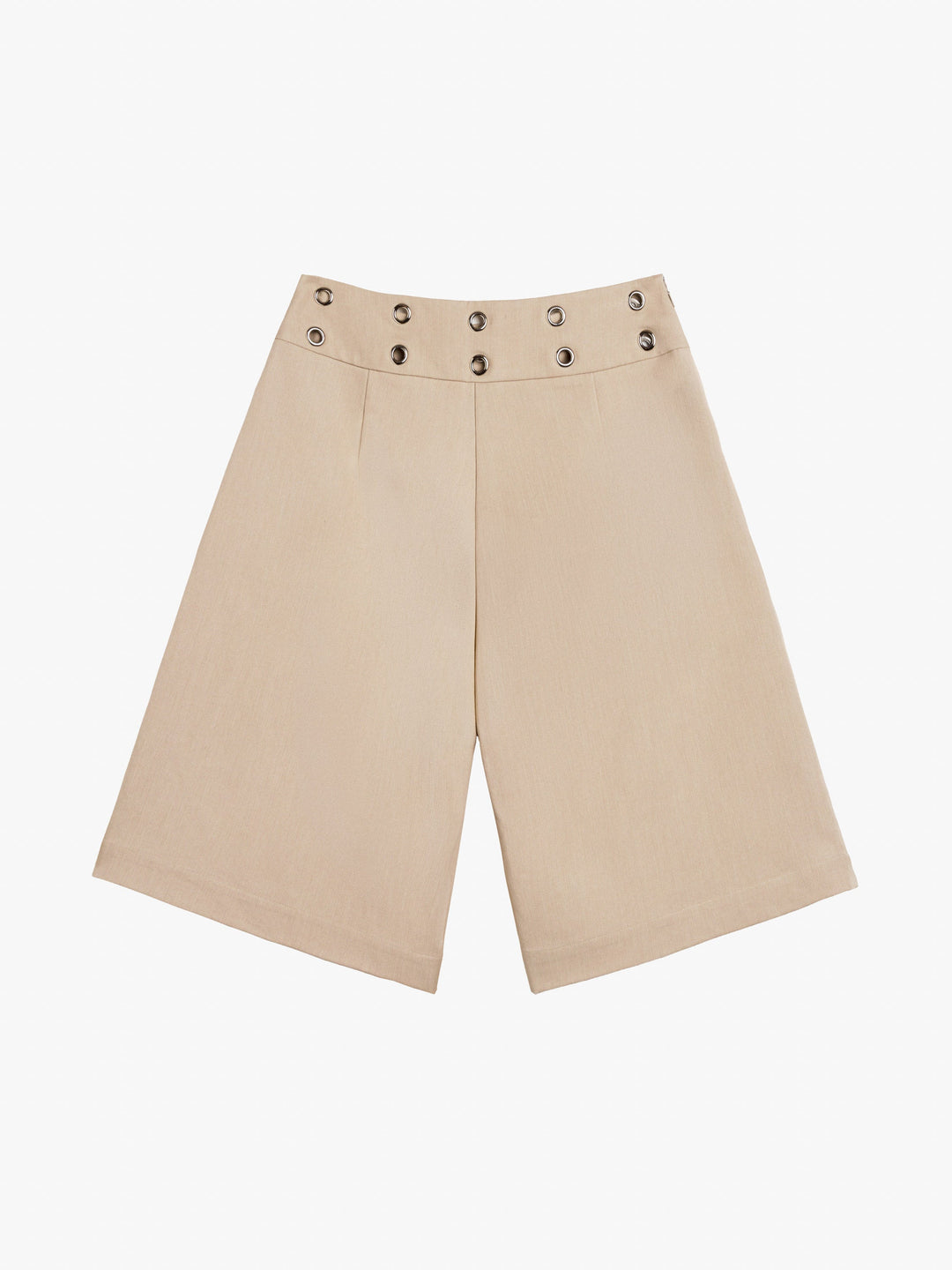 Lara Eyelet Shorts Cream