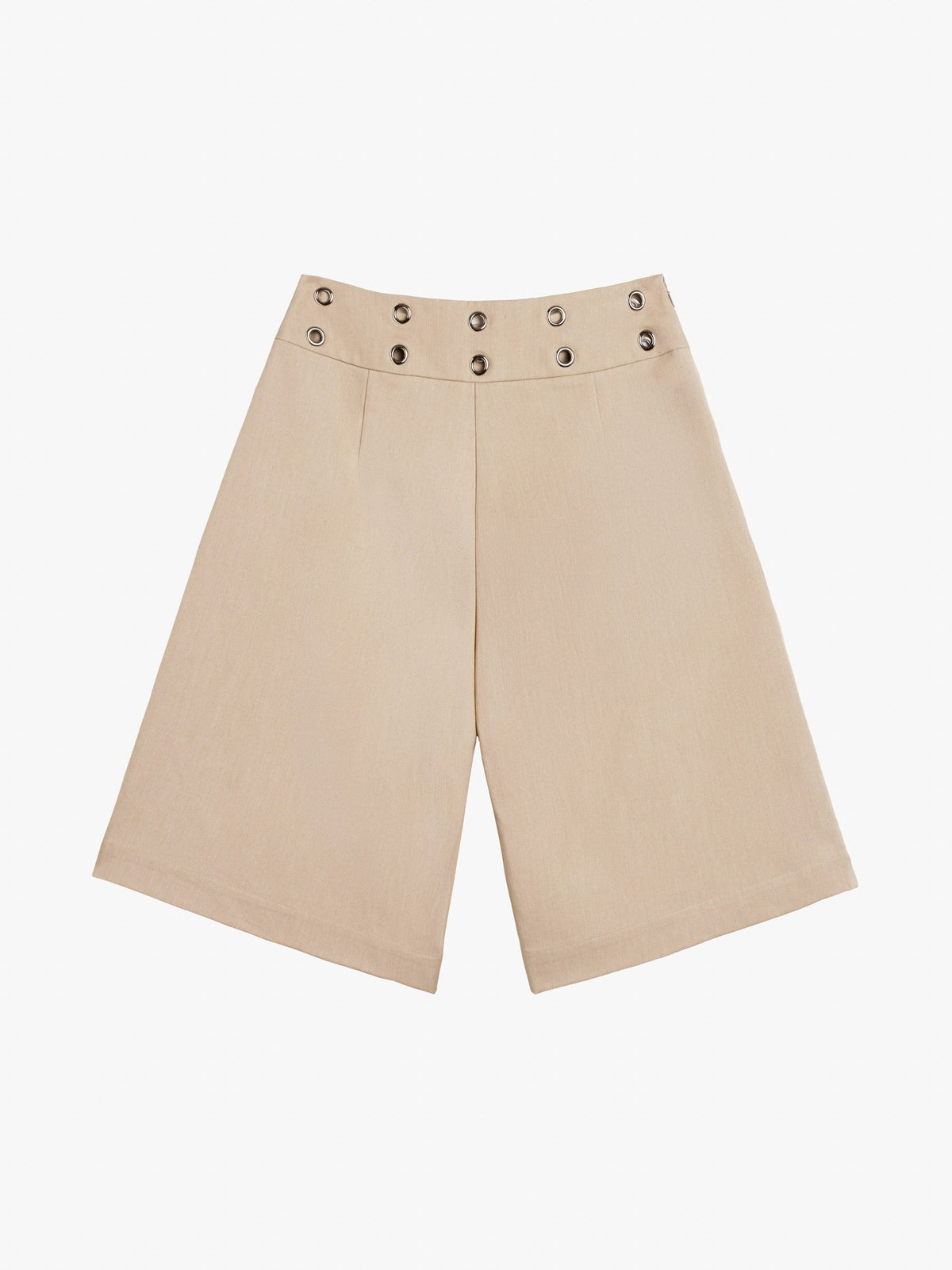 Lara Eyelet Shorts Cream