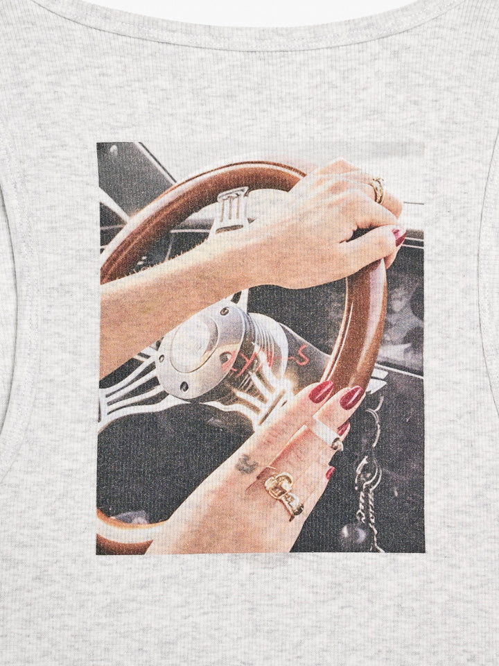 Nala Tank Top Light Grey