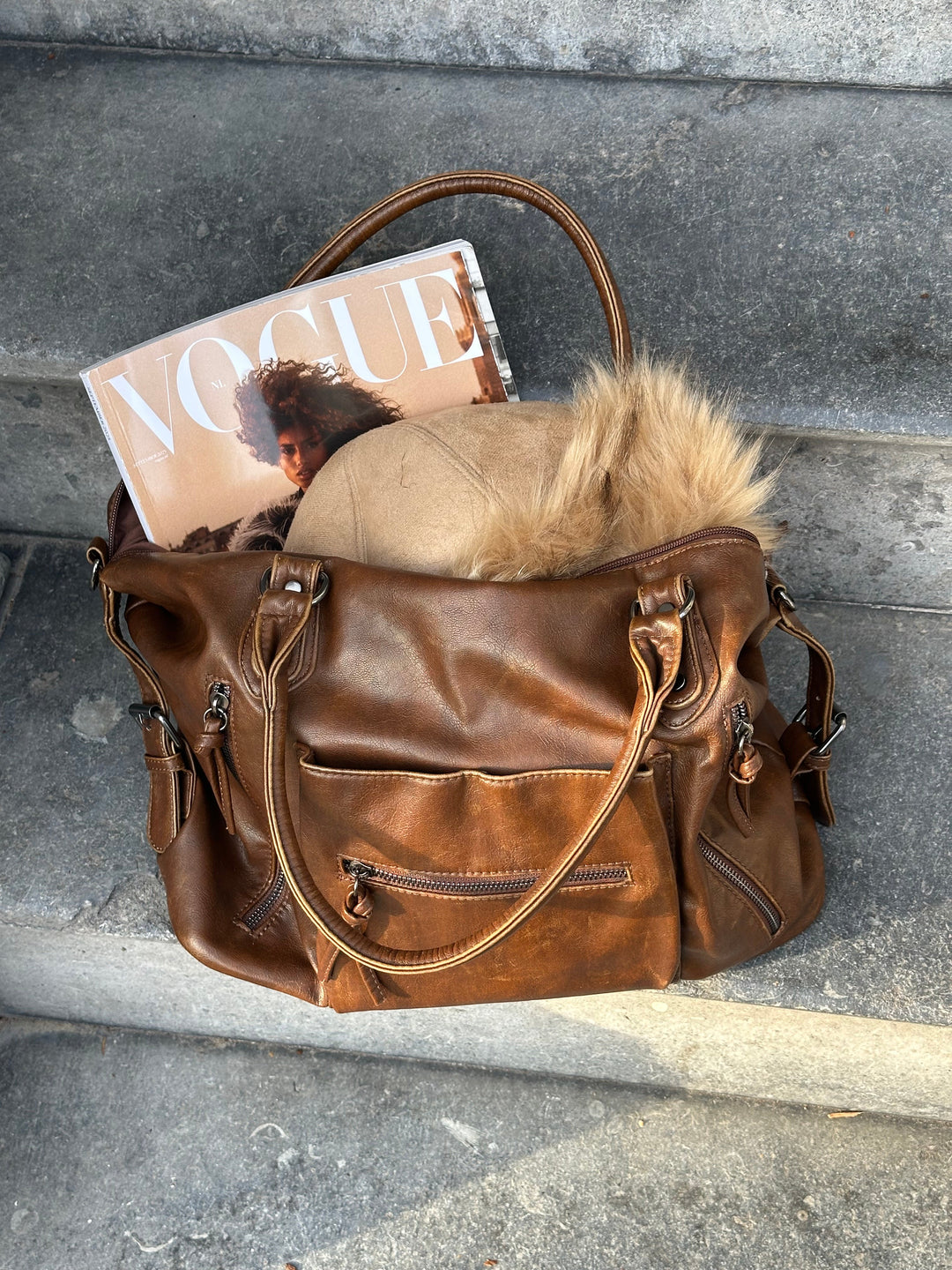 Kiva shoulder bag - Brown