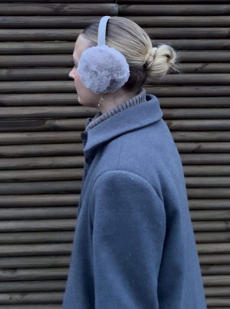 Sia Plush Ear Warmers Grey
